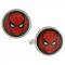 Superhero Spider Man Face Cufflinks.JPG